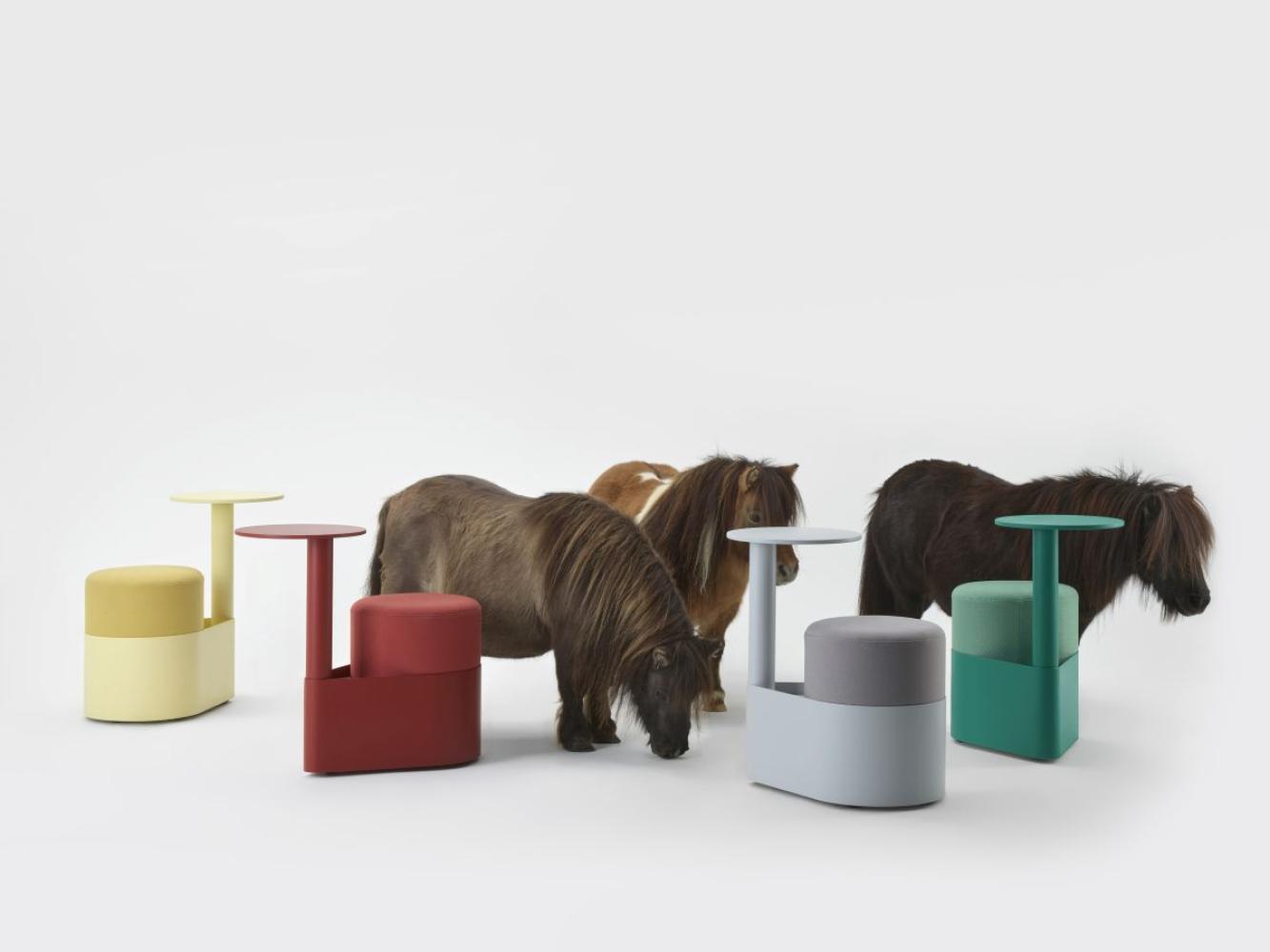 "pony®": Mobile Sitz-Tisch-Kombination