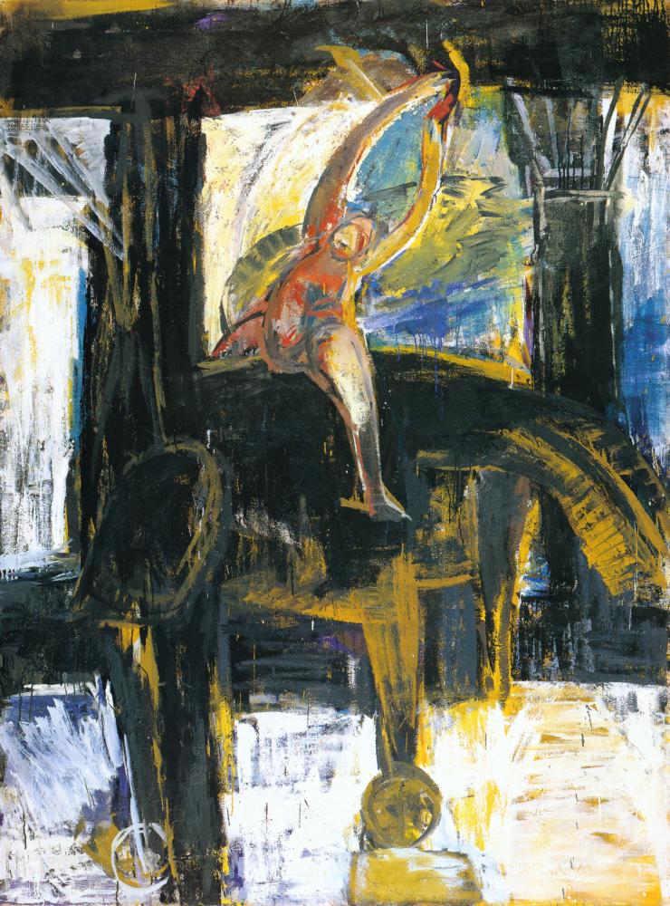 Leiko Ikemura "Reiterbild",1986