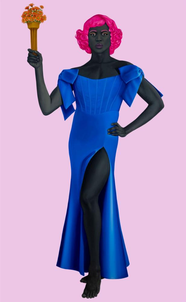 Amy Sherald "Trans Forming Liberty", 2024