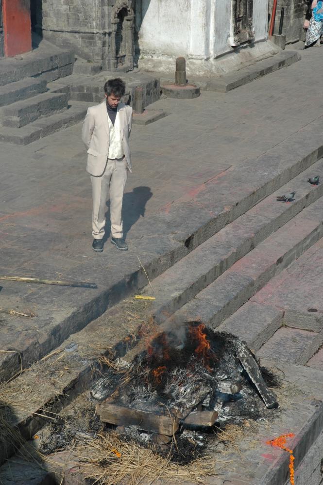 Christoph Schlingensief 2007 in Nepal