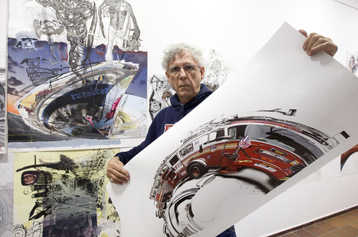 Wolfgang Petrick 2012 in der Kunsthalle Dominikanerkirche in Osnabrück