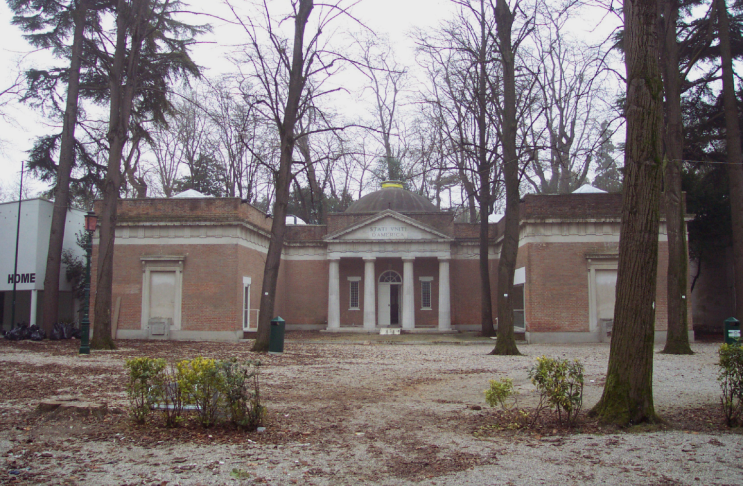 Der Pavillon der USA in den Giardini der Venedig-Biennale