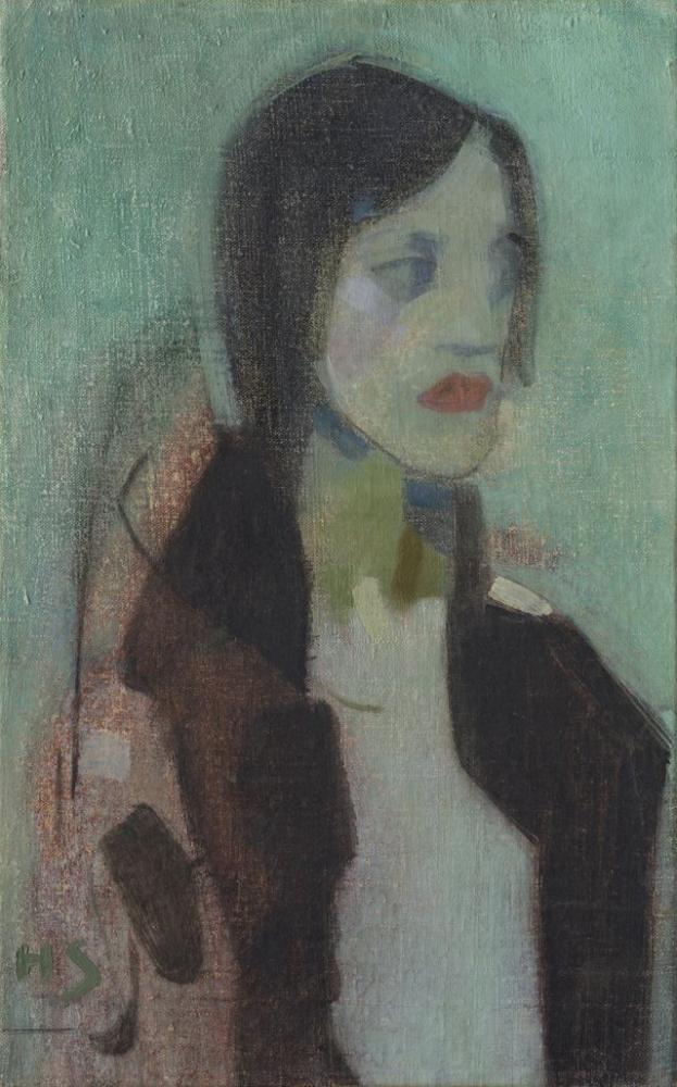 Helene Schjerfbeck "The Lace Shawl", 1920