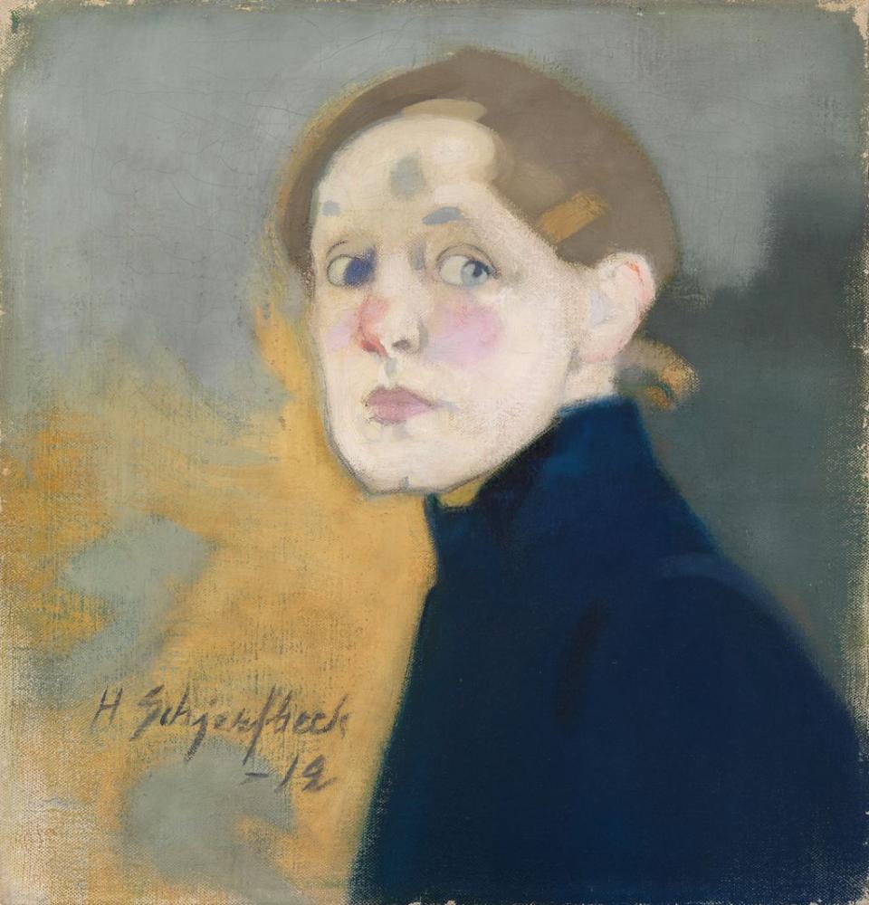 Helene Schjerfbeck "Self-Portrait", 1912