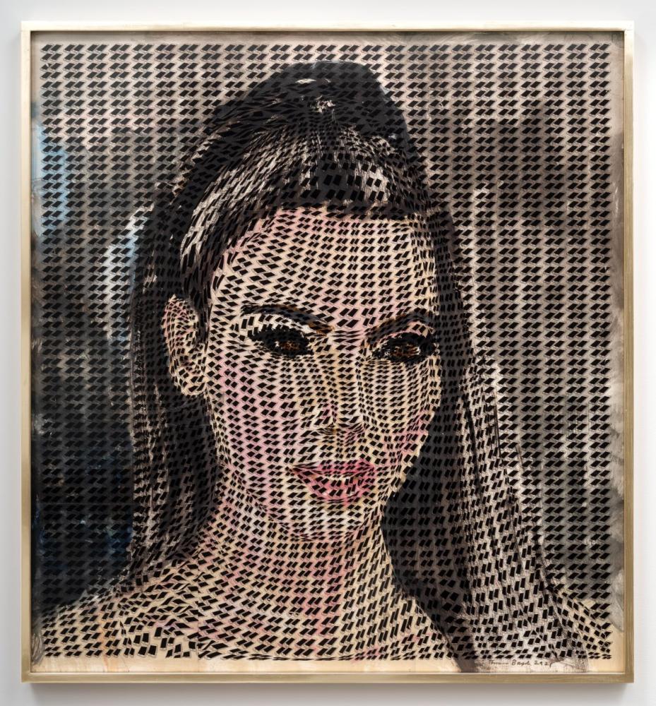 Thomas Bayrle "Kim Kardashian (XIV)", 2021