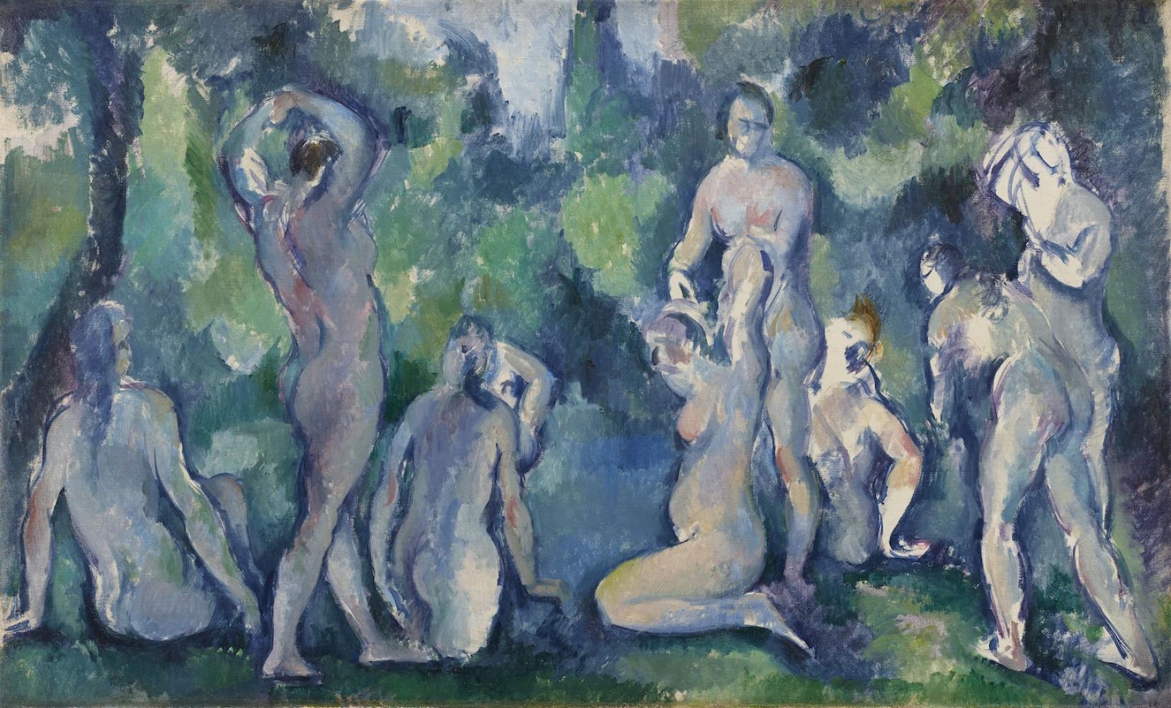 Paul Cézanne "La Montagne Sainte-Victoire vue des Lauves" (Die Montagne Sainte-Victoire, von Les Lauves aus gesehen), 1904/05