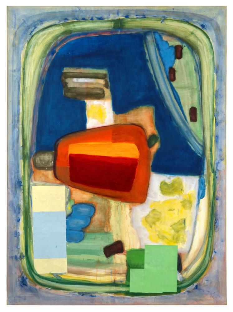 Rolf Behm "Malergepäck (Flacon Rouge)", 2015