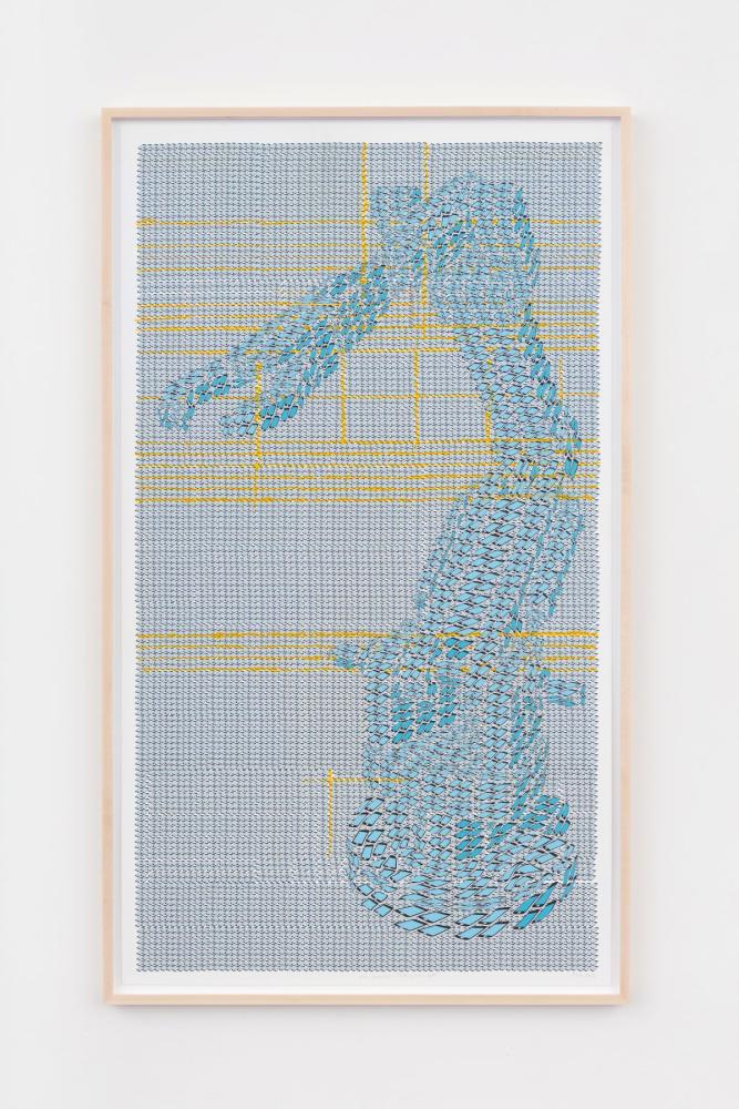 Thomas Bayrle "Non Fungible Tokens 'Turn Left'", 2022