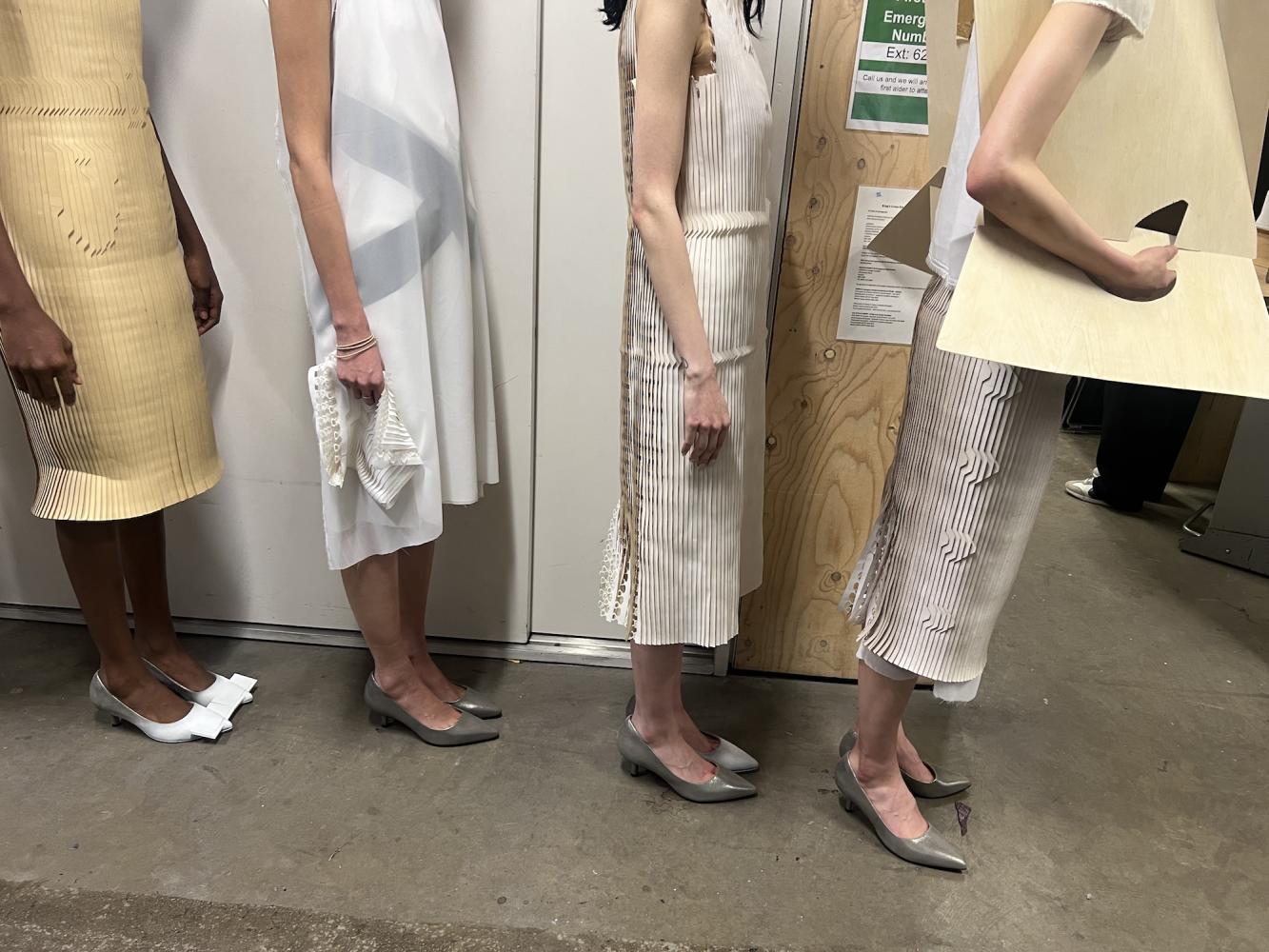 Models des Labels Grey Buscemi auf der Londoner Fashion Week