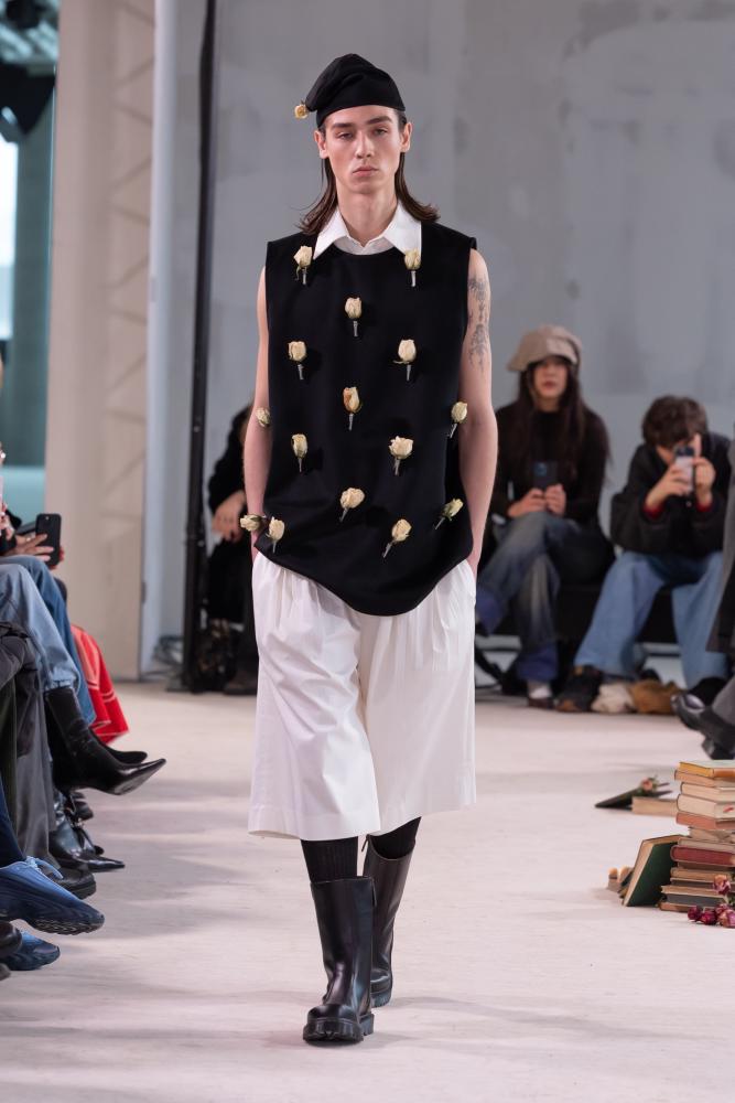 Look aus Mario Keines MARKE-Kollektion, Berlin Fashion Week, 2026