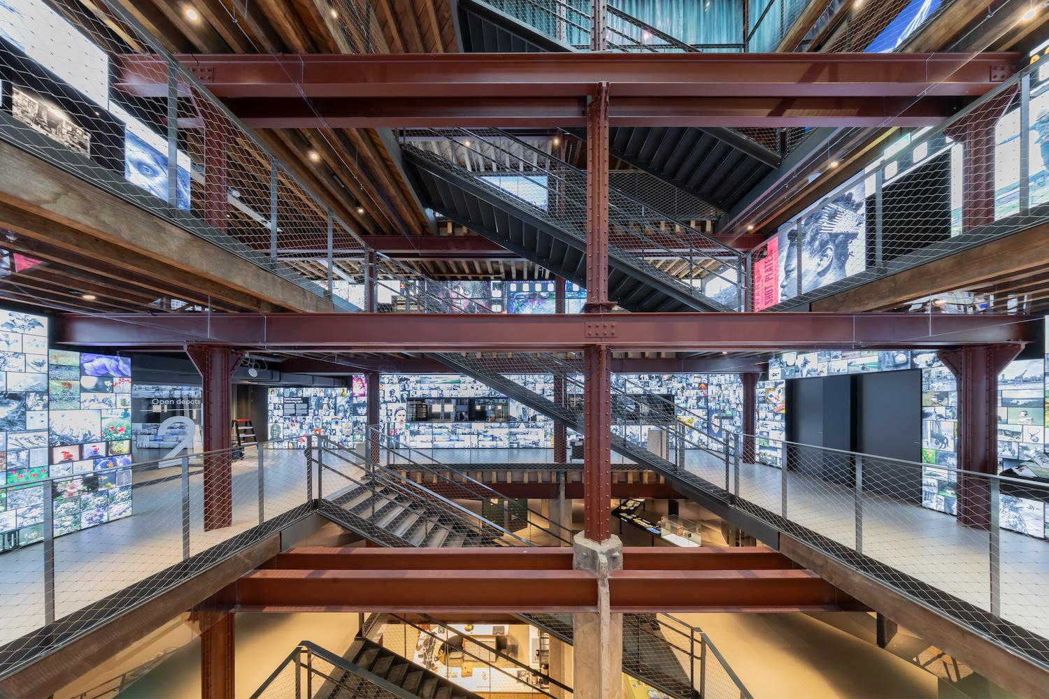 Atrium des Nederlands Fotomuseum in Rotterdam
