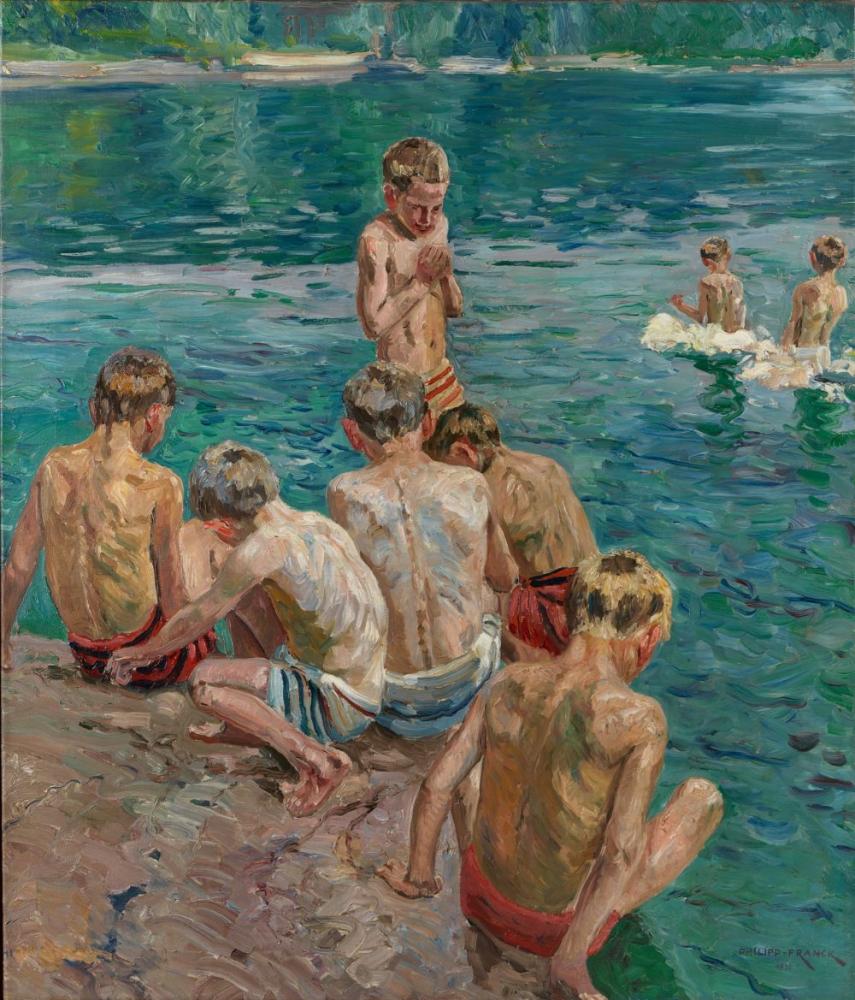 Philipp Franck "Badende Jungen", 1911