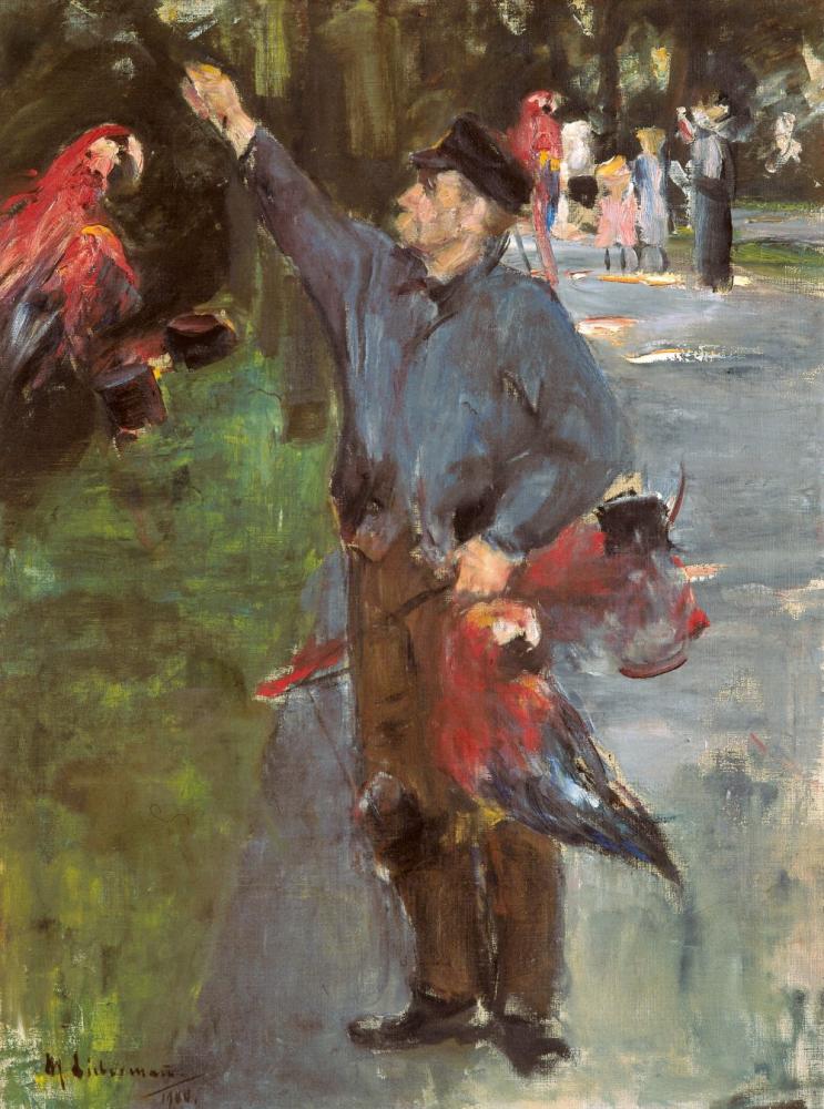 Max Liebermann "Papageienmann", 1901