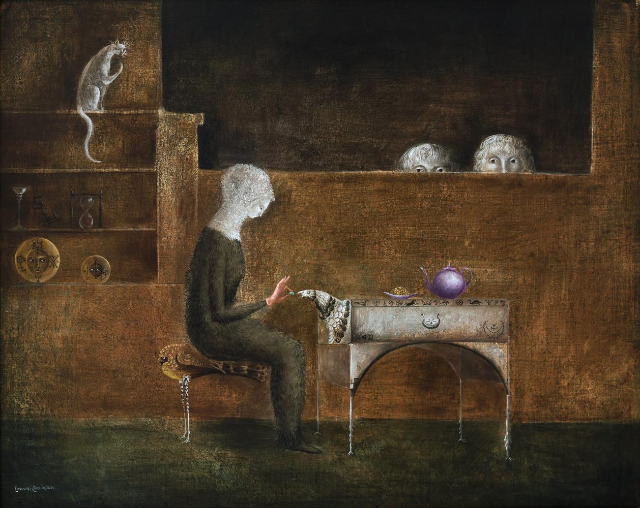 Leonora Carrington "Dando de comer a una mesa", 1959