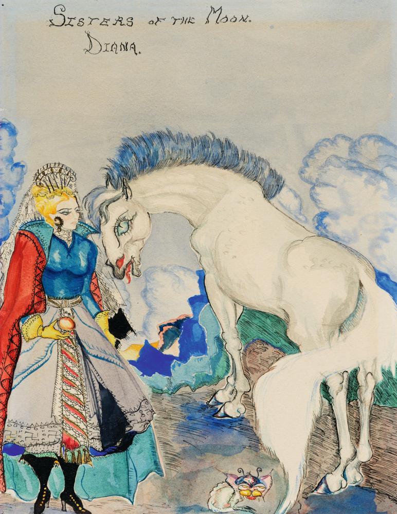 Leonora Carrington "Sisters of the Moon, Diana", 1932