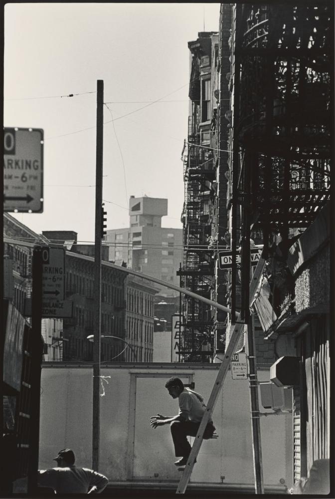 Robert Rauschenberg "New York City (Man on Ladder)", 1981