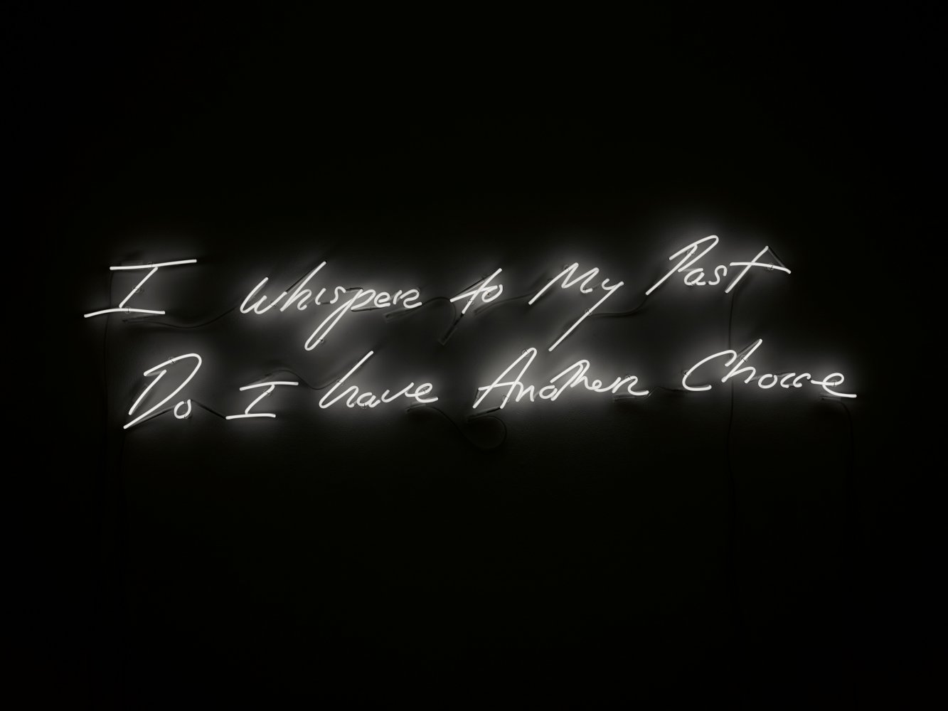 Tracey Emin "I whisper to My Past Do I have Another Choice", 2010