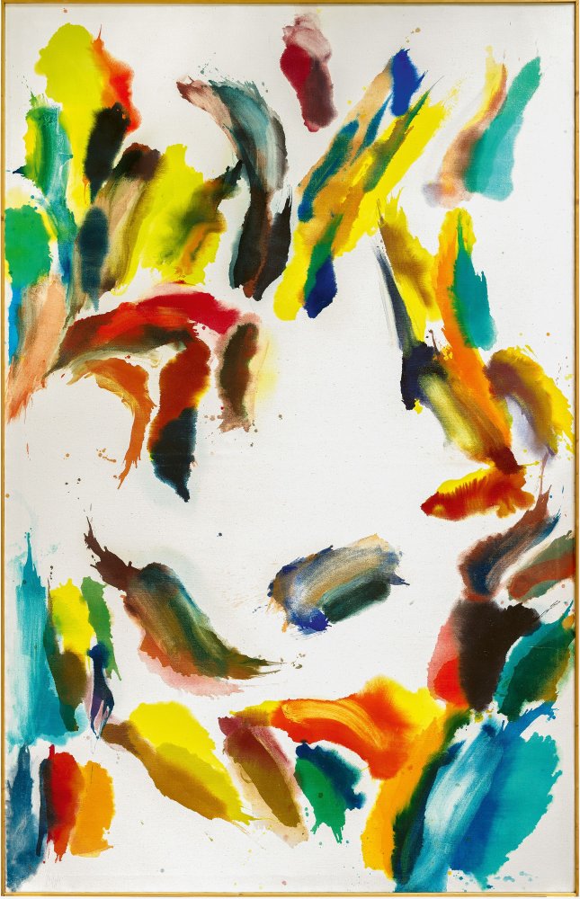 Wolfgang Hollegha "Zwei Körbe", 2000