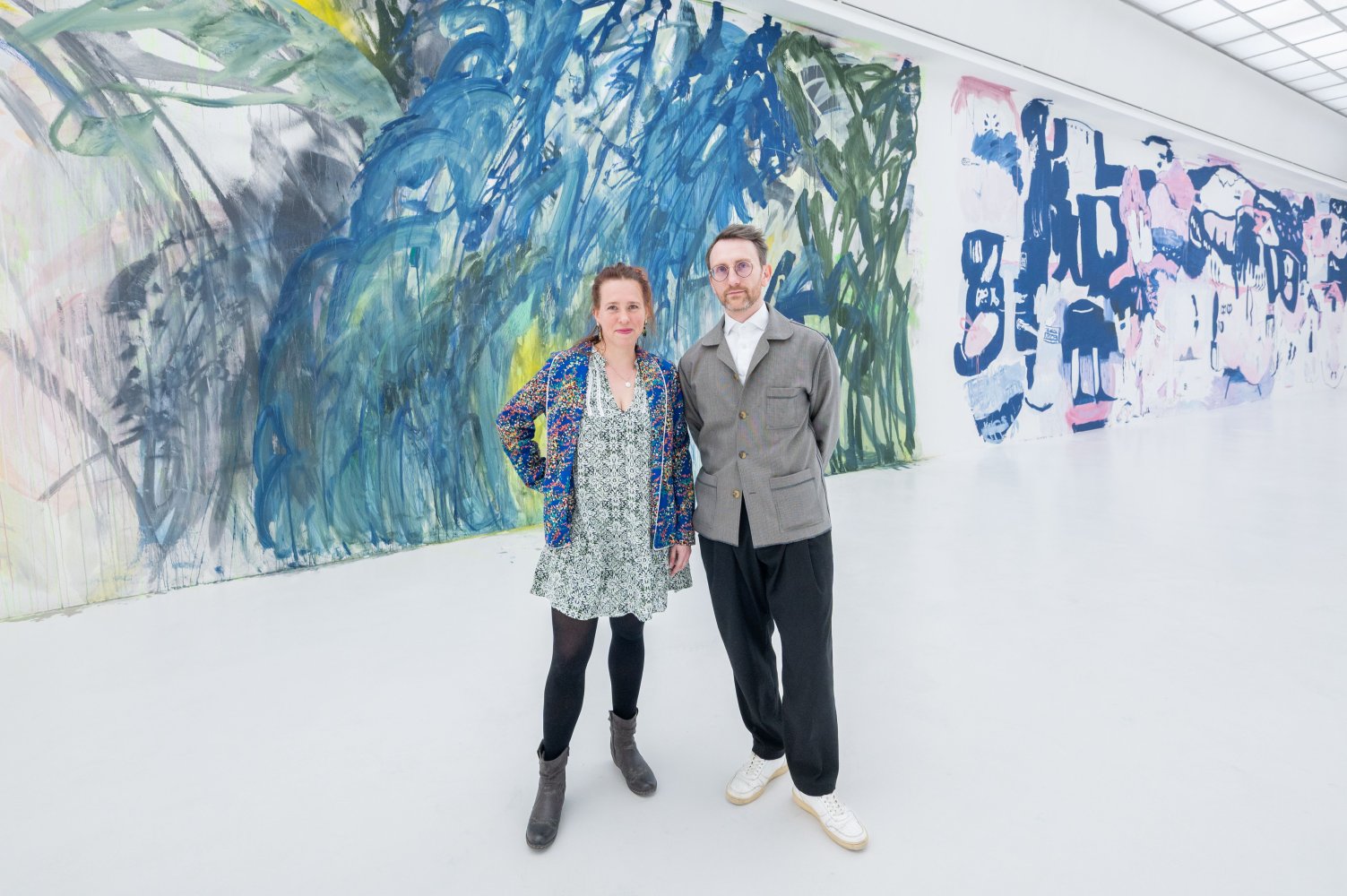 Larissa Kikol und Christoph Platz-Gallus, Kuratoren "Under the Milky Way", Kunstverein Hannover
