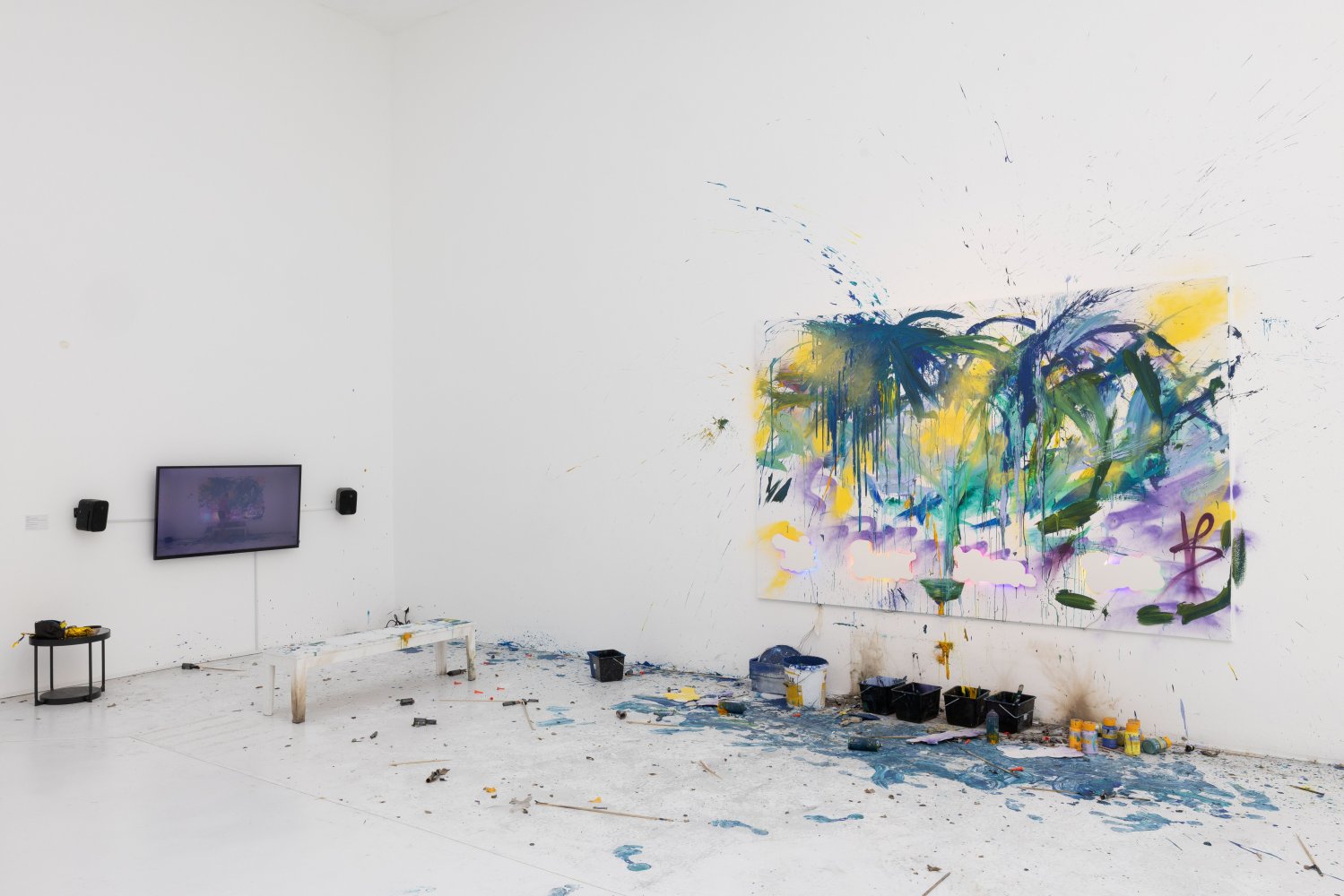 Veli Silver "The Sun Never Sets 2.0", Ausstellungsansicht "Under the Milky Way", Kunstverein Hannover, 2026