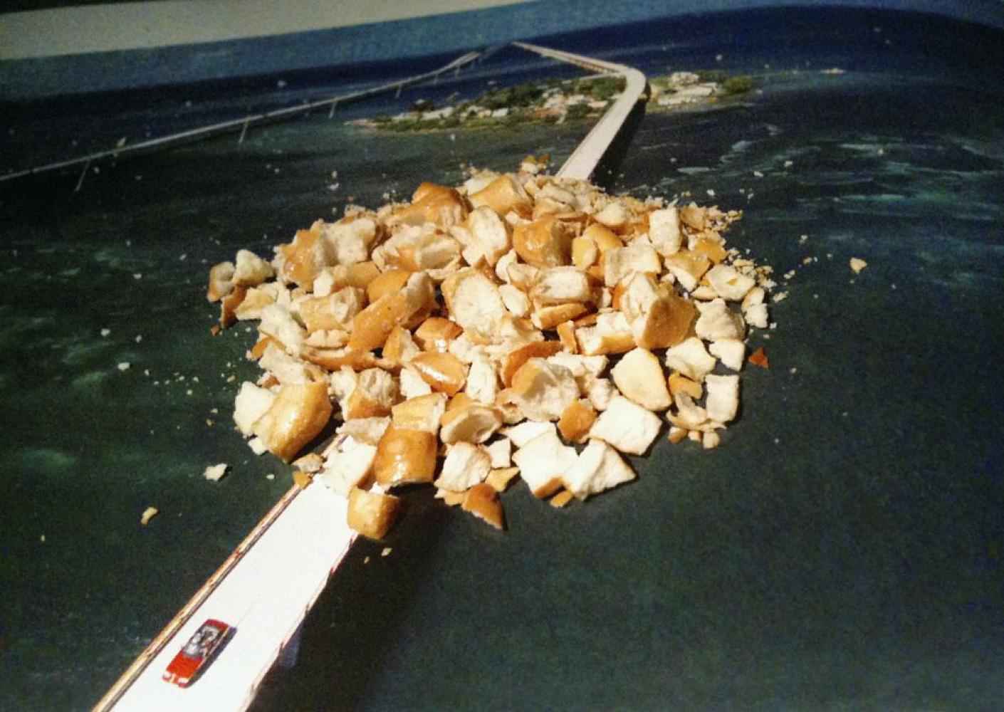 Nina Katchadourian "Pretzel Meteor", 2010