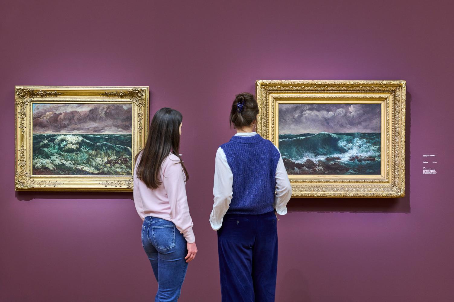 Ausstellungsansicht "Monets Küste. Die Entdeckung von Étretat"