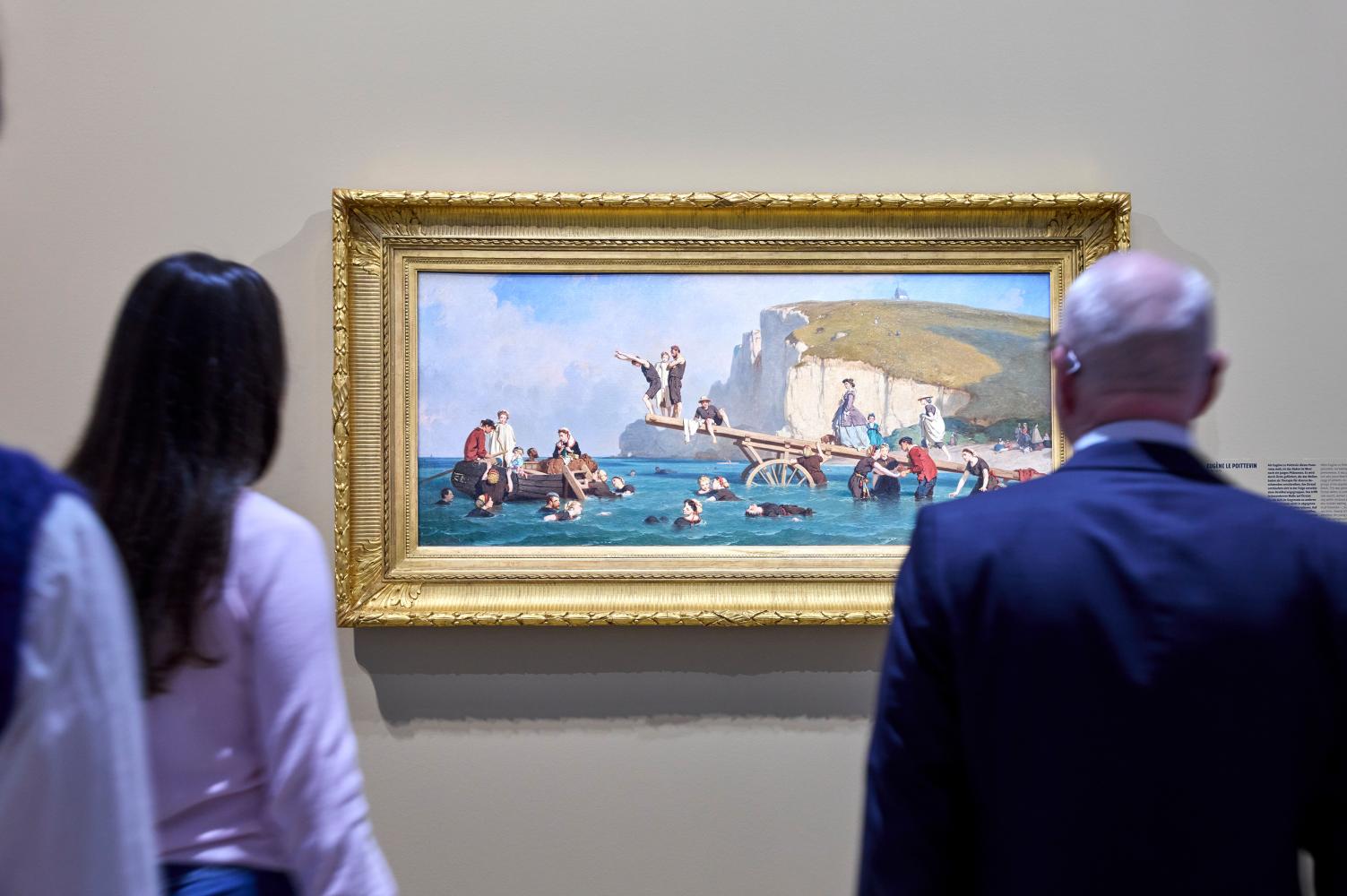 Ausstellungsansicht "Monets Küste. Die Entdeckung von Étretat"