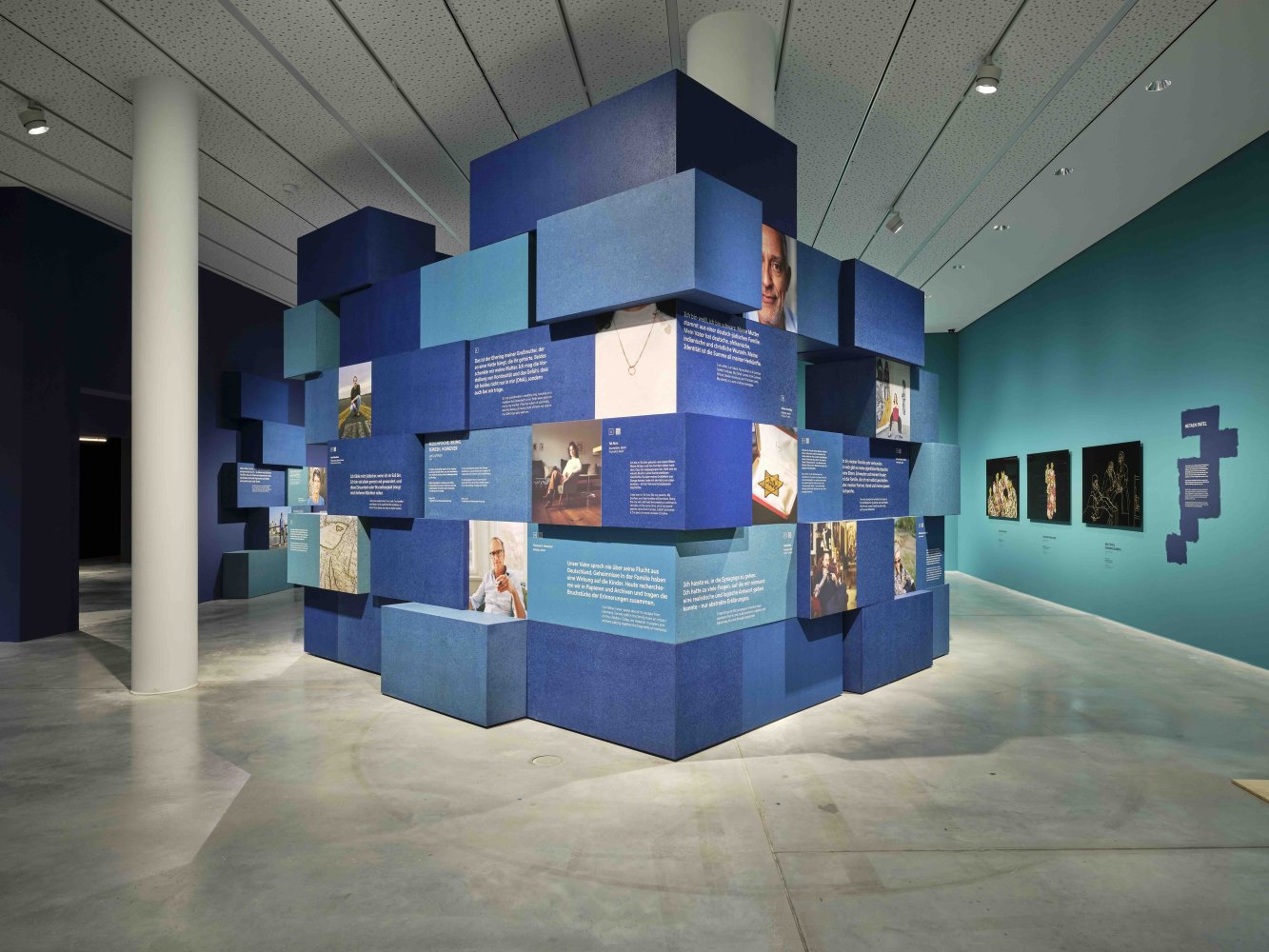 "Mishpocha. The Art of Collaboration", Ausstellungsansicht, Jüdisches Museum, Frankfurt, 2026