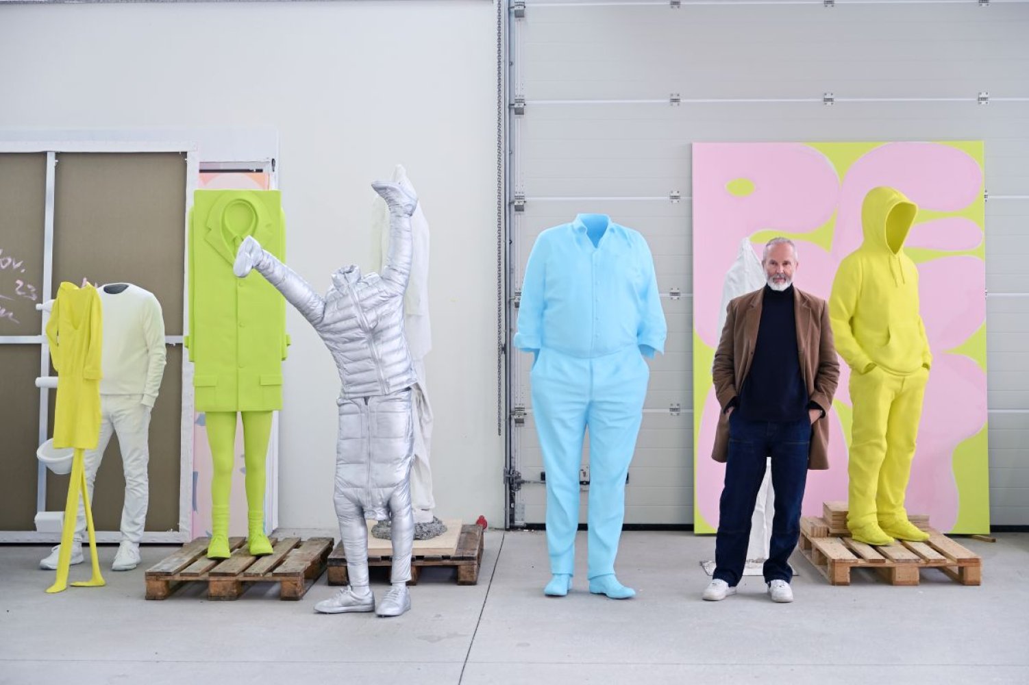 Erwin Wurm in seinem Studio